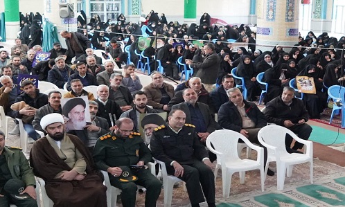 حضور حداکثری و چشمگیر شهروندان پیربکران در مراسم یوم الله 9 دی شهرستان